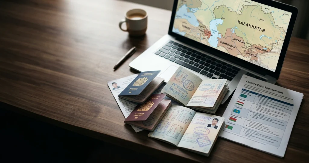Central Asia Visa Requirements 2026: Country-by-Country